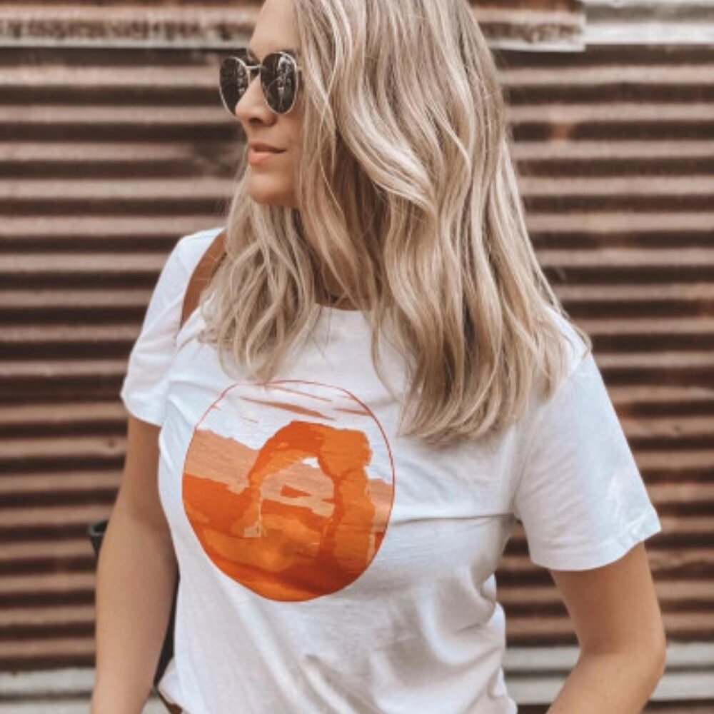 Arch National Parks Tee in White